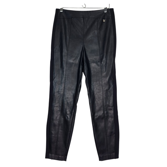 Ted Baker Pants - Ted Baker NWT Faux Leather Legging Trousers Black High Rise Size 3 US 8 Side Zip